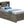 Modern Design Storage Bed With Bookcase Headboard