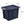 Sterilite Tuff1 18 Gal Plastic Storage Tote Bin w/ Latching Lid, Blue (18 Pack)