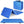 BalanceFrom Fitness GoGym 6x2ft Folding 3 Panel Exercise Mat with Handles, Blue