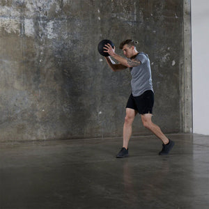TRX 15 Pound Weighted Slam Ball for Full Body High Intensity Workouts, Black