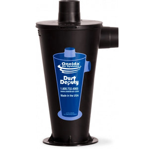 Oneida Air Systems Dust Deputy DIY Static Dissipative Cyclone Separator, Black - TRAPSKI