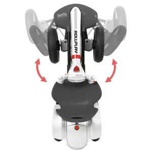 Rollplay FLEX Kart Foldable Ride-On Kids Tricycle 6V Battery Electric Car, White