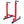BalanceFrom Multi-Function Home Gym Exercise Dip Stand, 500lb Capacity, Red