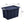 Sterilite Tuff1 30 Gal Plastic Storage Tote Bin w/Latching Lid, Blue (16 Pack)
