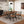 5 Piece Industrial Style Indoor Upholstered Dining Set With Metal Legs - Brown