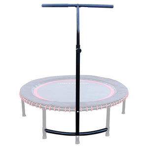 LEAPS & REBOUNDS 48" Adjustable Stability Bar w/ 48" Fitness Trampoline, Orange