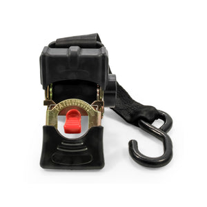 Camco 50030 Retractable Transom Tie Down Bolt On Straps, 2" x 5.5' (2 Straps)