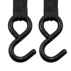 Camco 50030 Retractable Transom Tie Down Bolt On Straps, 2" x 5.5' (2 Straps)