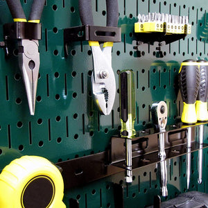 Wall Control 32" x 16" Horizontal Pegboard Garage Tool Organizer, Green (3 Pack)