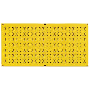 Wall Control 32"x16" Horizontal Pegboard Garage Tool Organizer, Yellow (3 Pack)