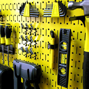 Wall Control 32"x16" Horizontal Pegboard Garage Tool Organizer, Yellow (3 Pack)