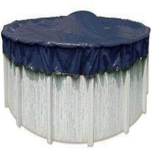 Swimline Winter Round Above Ground Swimming Pool Protective Cover 18' Two - TRAPSKI