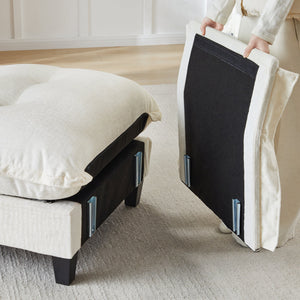 73 Armless Sofa Chenille