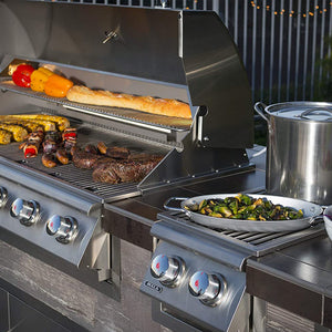 Bull Outdoor Products 22,000 BTUs Slide In Stainless Steel Double Side Burner - TRAPSKI