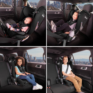 Diono Radian 3RXT Slim Fit 3 Across All-In-One Convertible Car Seat, Gray Oyster