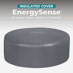 Bestway SaluSpa Fiji AirJet Inflatable Hot Tub with EnergySense Cover, Grey