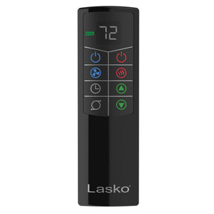 Lasko 1500W Oscillating All Season Tower Fan and Space Heater w/Timer and Remote