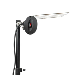 Sengoku HeatMate Weatherproof Graphite Patio Heater with Stand & Remote, Silver - TRAPSKI
