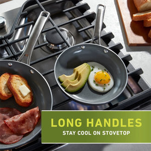 Calphalon 11pc Classic Oil Infused Ceramic Cookware Set with Stay Cool Handles