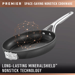 Calphalon Premier Space Saving 1.5 Quart Hard Anodized Nonstick Saucepan w/Lid