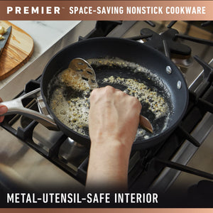 Calphalon Premier Space Saving 1.5 Quart Hard Anodized Nonstick Saucepan w/Lid