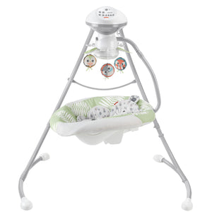 Fisher-Price Snow Leopard Baby Dual Motion Swing with Sounds & Motorized Mobile