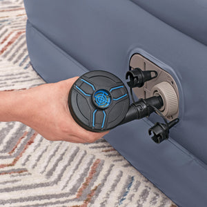 Bestway Tritech Queen Air Mattress, 20" with Built-In AC Pump and Bag