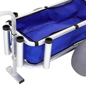 Juggernaut Storage Fishing Gear and Marine Equipment Rolling Utility Cart, Blue