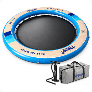 WateRaft Floating Inflatable Dock with Mesh Net Center