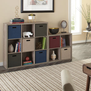 ClosetMaid Decorative 6 Cube Open Home Display Versatile Storage Organizer, Gray - TRAPSKI