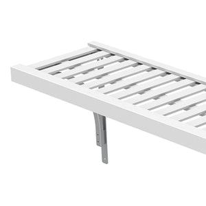 ClosetMaid Ventilated 48 x 12" Home Storage Versatile Closet Shelf Unit, White