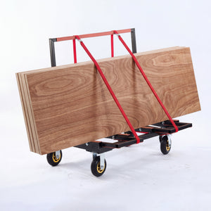 Folding Drywall Dolly with 4X6" Casters and 2000 LBS Load Capacity