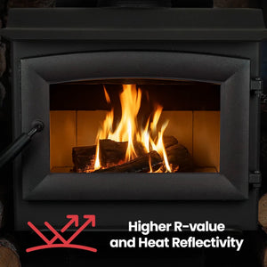 US Stove Company 4.5 x 9 x 1.25" Wood Burning Stove Pumice Firebrick (12 Pack)