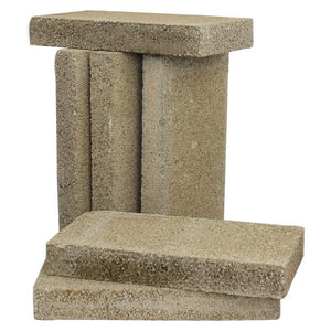US Stove Company 4.5 x 9 x 1.25" Wood Burning Stove Pumice Firebrick, (6 Bricks)