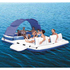 Bestway Hydro-Force X3 Innertube and Tropical Breeze Party Island Water Floats - TRAPSKI