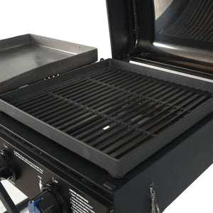 Razor Griddle Portable 4 Burner 40,000 BTU Gas Grill and Griddle Cart with Lid