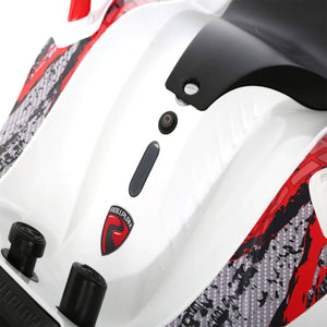 Rollplay Nighthawk 12 Volt Electric Rechargeable Ride On Toy Vehicle, White