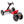 Rollplay FLEX Kart 6 Volt Compact Foldable Rechargeable Ride On Toy Vehicle, Red