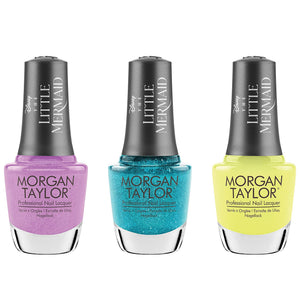 Morgan Taylor Summer 2023 Little Mermaid Splash of Color Nail Polish Set, 3 Pack - TRAPSKI