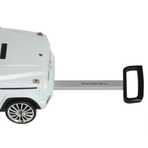 Best Ride On Cars Mercedes G Class Stylish Large Suitcase Ride On Vehicle, White