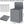 WOWLIVE 154L Fabric Double Laundry Hamper with Lid and Removable Bags, Gray