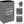 WOWLIVE 90L Rectangular Deluxe Laundry Service Rolling Basket, Heathered Gray
