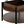 FABATO Lift Top Round Coffee Table with Storage & Hidden Compartment, Espresso