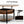 FABATO Lift Top Round Coffee Table with Storage & Hidden Compartment, Espresso