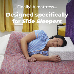 Pillow Cube Memory Foam King Mattress for Side Sleepers w/Hip & Shoulder Support