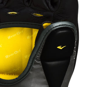 Everlast Pro Style MMA Grappling Training Gloves w/Full Wrist Strap, L/XL, Black