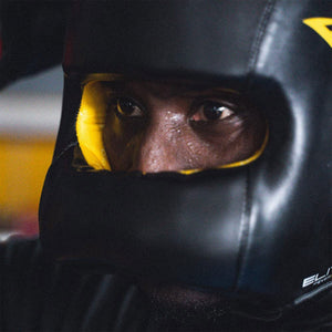 Everlast Elite Synthetic Leather Padded Headgear for Training, Medium/Large