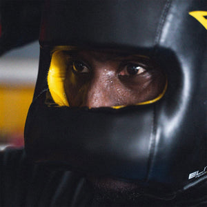 Everlast Elite Synthetic Leather Padded Headgear for Training, Medium/Large - TRAPSKI