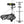 Hawk Combat Hang On Tree Stand with Set of 3 Helium Treestand Climbing Sticks