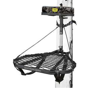 Hawk COMBAT Hunting Tree Stand, Set of 3 Climbing Sticks & Muddy Ambush Harness